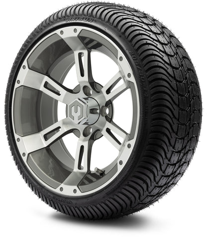 MODZ® 14" Ambush Gunmetal Wheels & Street Tires Combo
