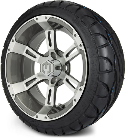 MODZ® 14" Ambush Gunmetal Wheels & Street Tires Combo