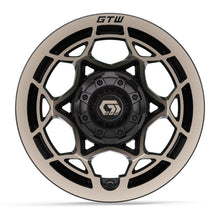 12″ GTW® Nexus Gloss Black with Satin Bronze Face Wheel