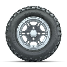 GTW Spyder Silver 12 in Wheels with 23x10.00-12 Rogue All Terrain Tires - Full Set