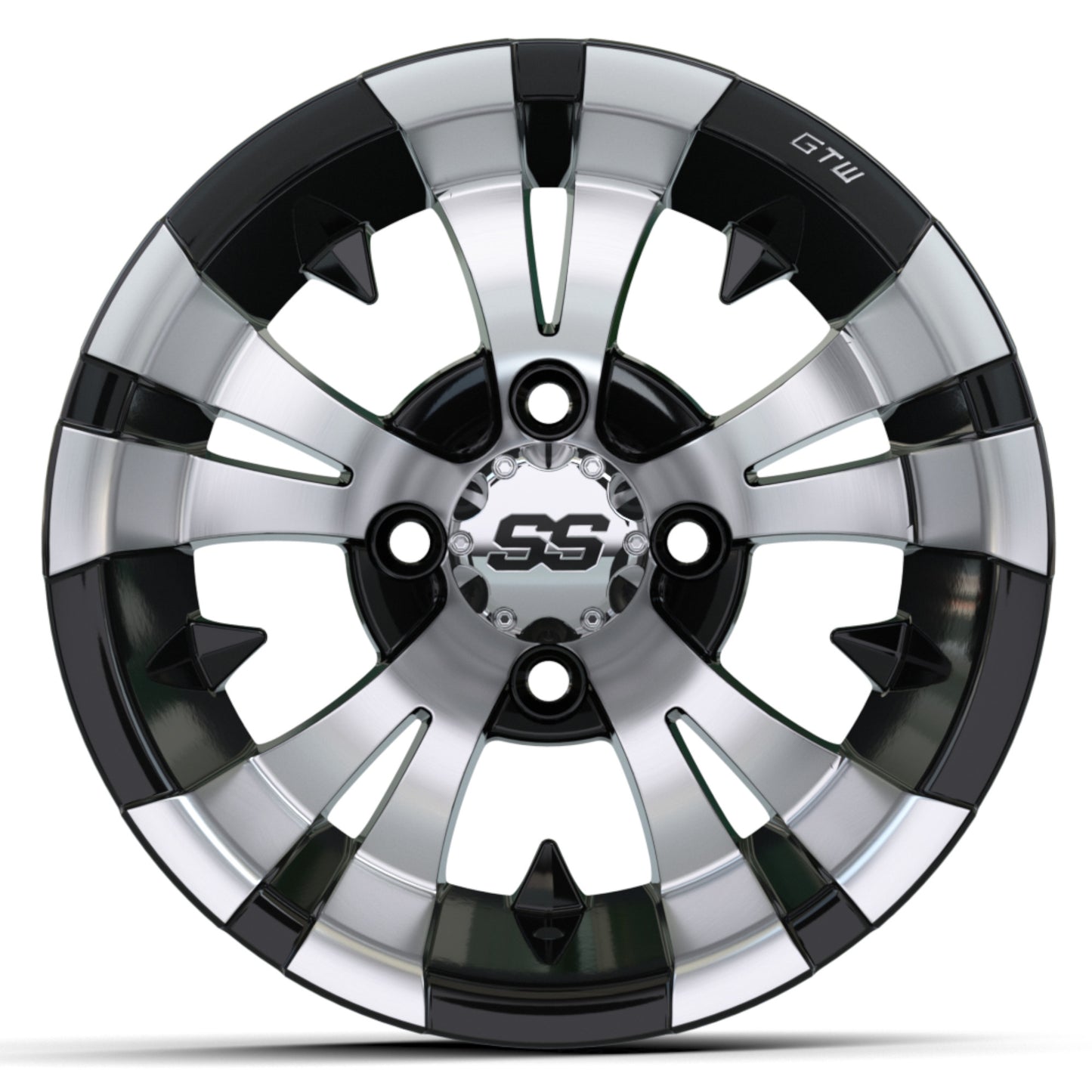 12″ GTW® Vampire Black with Machined Accents Wheel