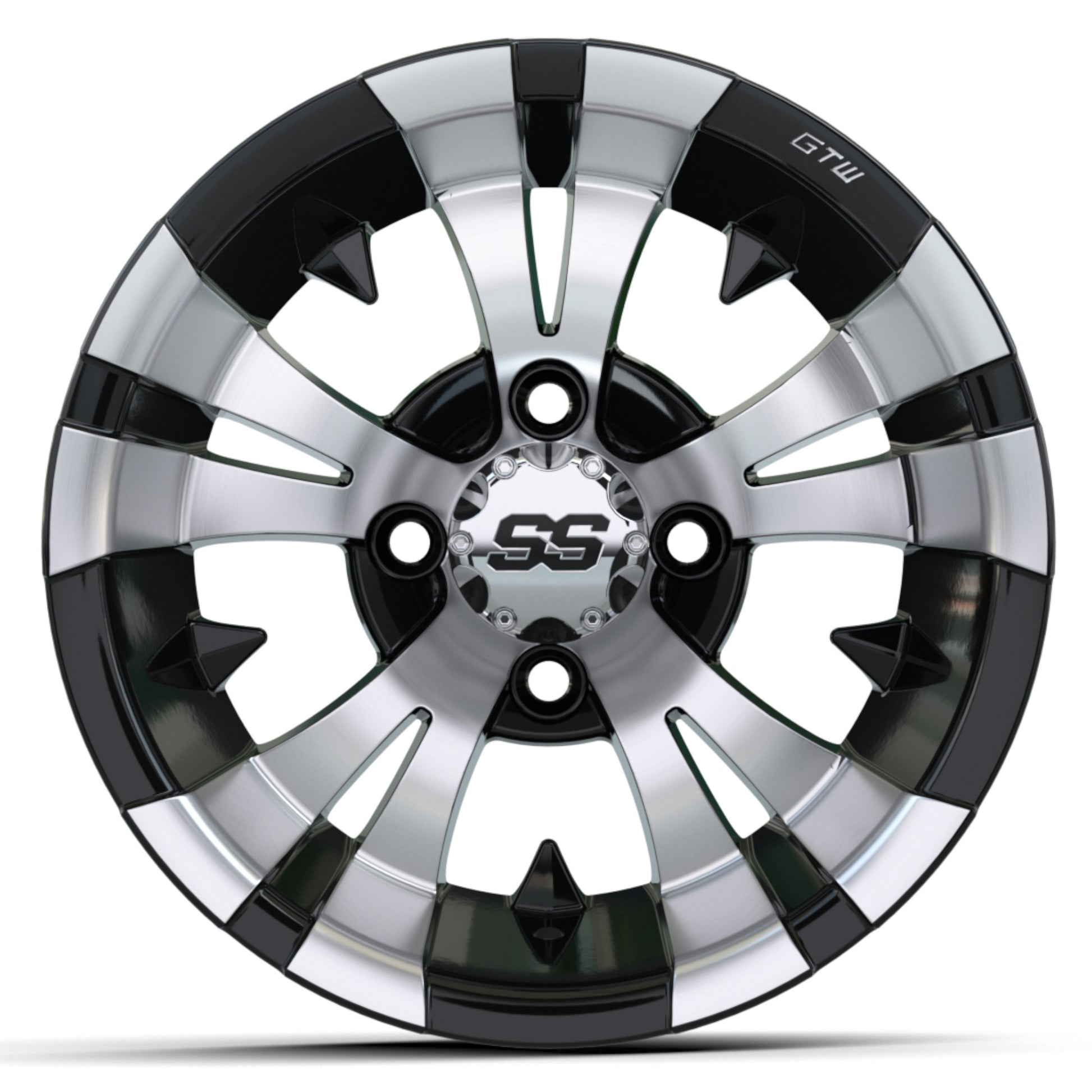 12″ GTW® Vampire Black with Machined Accents Wheel