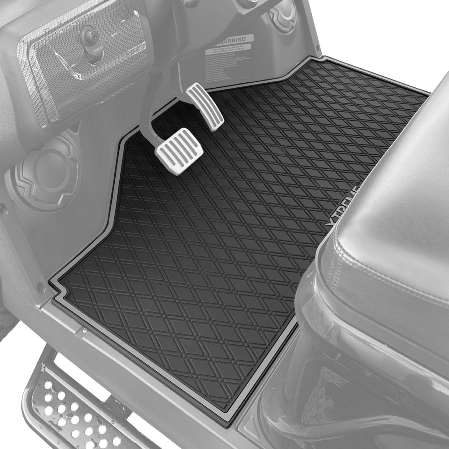 Xtreme Front & Rear Floor Mats for Evolution D5 Ranger & Maverick – Black/Gray