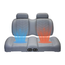 MadJax Aviator Graphite Front Seat Cushions with Thermaflex for ICON & Yamaha Drive/Drive2 Golf Carts