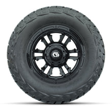 GTW Shogun Black 12 in Wheels with 23x10.00-R12 Maverick All-Terrain Tires – Full Set