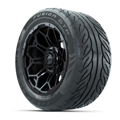 Set of (4) 14 in GTW Bravo Wheels with 255/45-R14 Fusion GTR Street Tires
