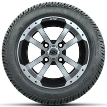 Set of (4) 12 in GTW Storm Trooper Wheels with 215/40-12 Excel Classic Street Tires