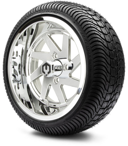MODZ® 14" Fury Chrome Wheels & Street Tires Combo