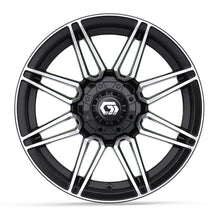 14″ GTW® Stealth Gloss Black with Machined Accents Wheel
