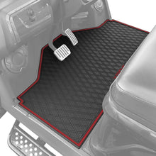 Xtreme Floor Mats for Evolution D5 2 plus 2 - 2 Piece Set Black/Flamenco Red