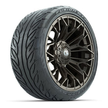 Set of (4) 15 in GTW® Stellar Matte Bronze Wheels with 215/40-R15 Fusion GTR Street Tires