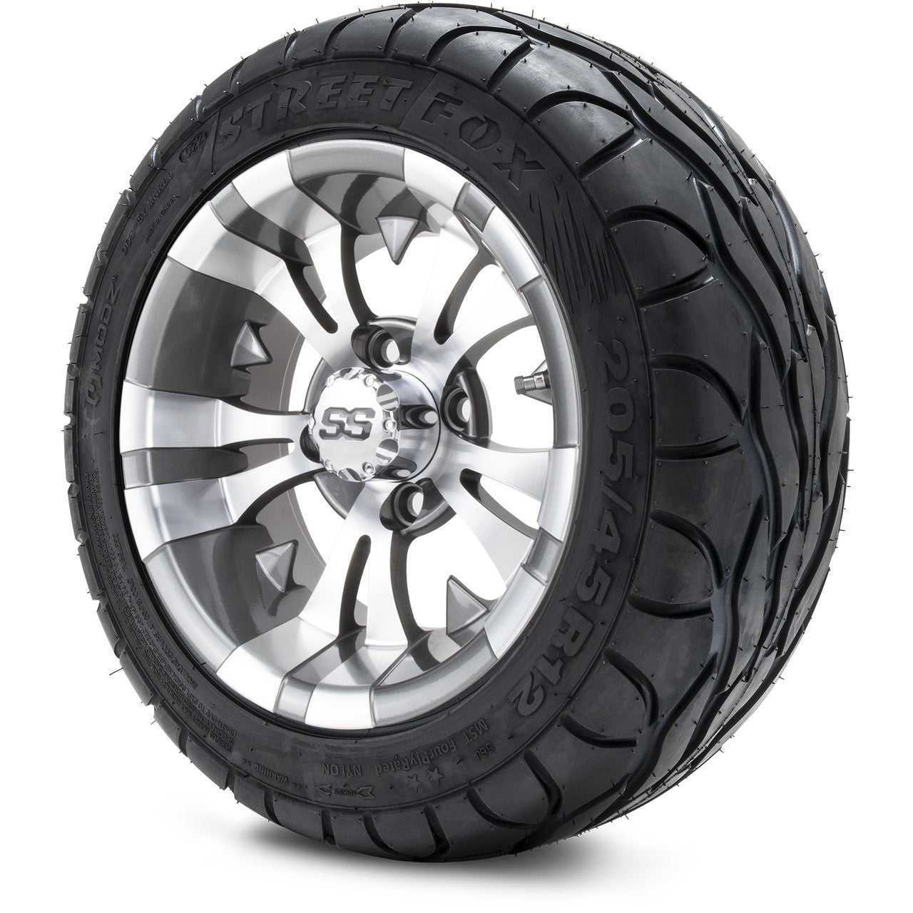 MODZ® 12" Vampire Gunmetal Wheels & Street Tires Combo