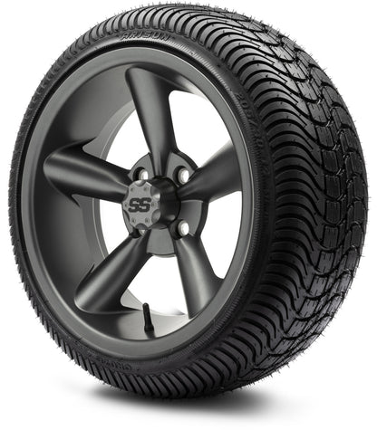 MODZ® 14" Godfather Gunmetal Wheels & Street Tires Combo