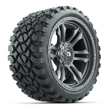 GTW® Shogun Gunmetal 15 in Wheels with 23x10-R15 Nomad Steel Belted Radial All-Terrain Tires – Full Set