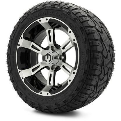 MODZ® 14" Ambush Machined Black Wheels & Off-Road Tires Combo