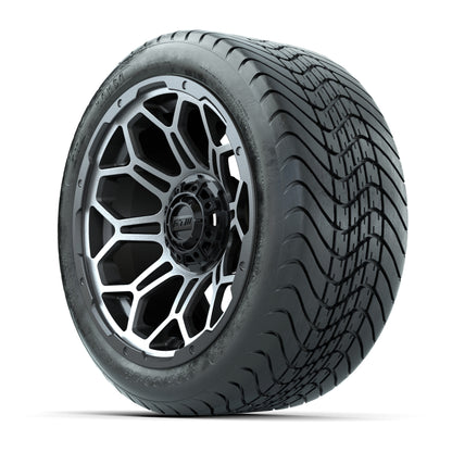 Set of (4) 14 in GTW Bravo Wheels with 225/30-14 Mamba Street Tires