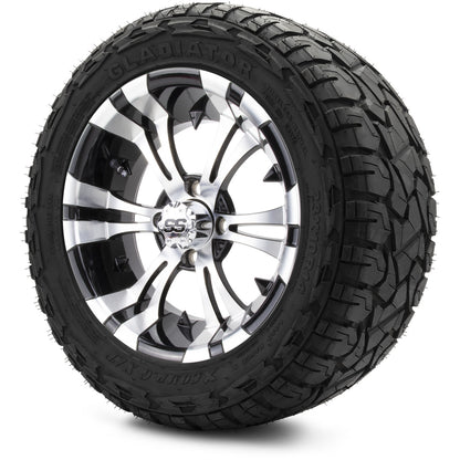 MODZ® 14" Vampire Machined Black Wheels & Off-Road Tires Combo