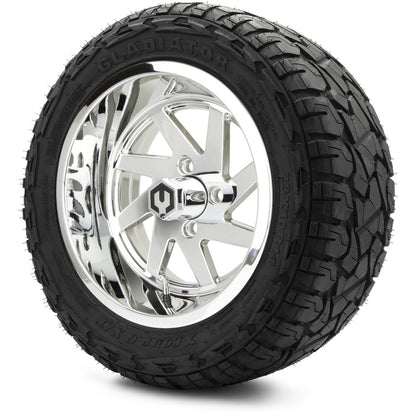 MODZ® 14" Fury Chrome Wheels & Off-Road Tires Combo