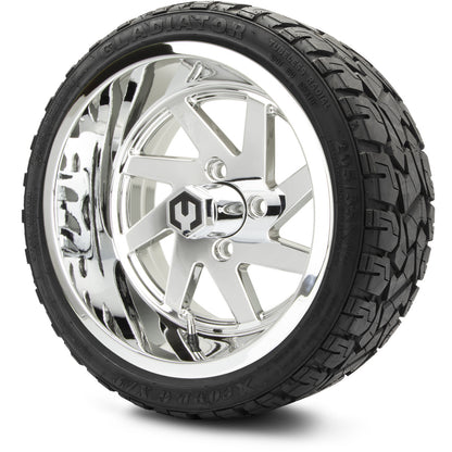MODZ® 14" Fury Chrome Wheels & Off-Road Tires Combo