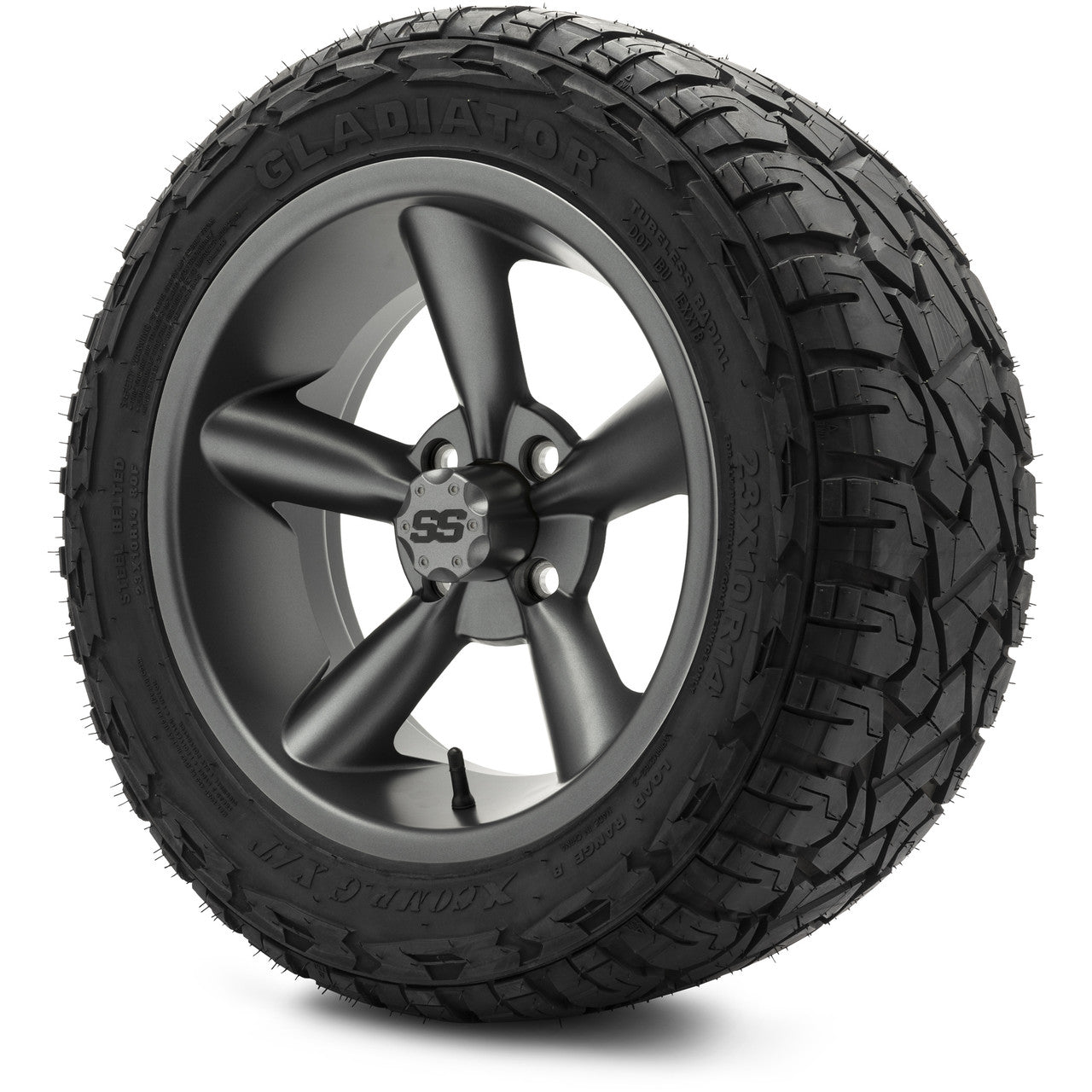 MODZ® 14" Godfather Gunmetal Wheels & Off-Road Tires Combo