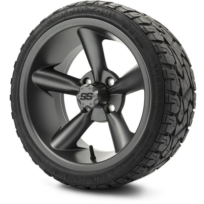 MODZ® 14" Godfather Gunmetal Wheels & Off-Road Tires Combo