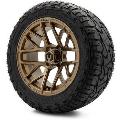 MODZ® 14" Matrix Matte Bronze Wheels & Off-Road Tires Combo