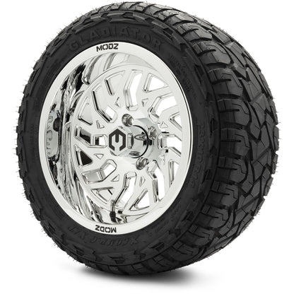MODZ® 14" Carnage Chrome Wheels & Off-Road Tires Combo