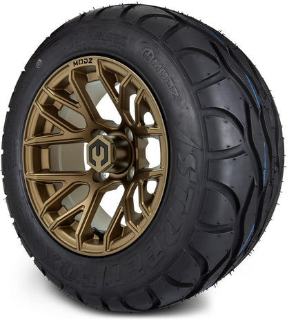 MODZ® 12" Matrix Matte Bronze Wheels & Street Tires Combo