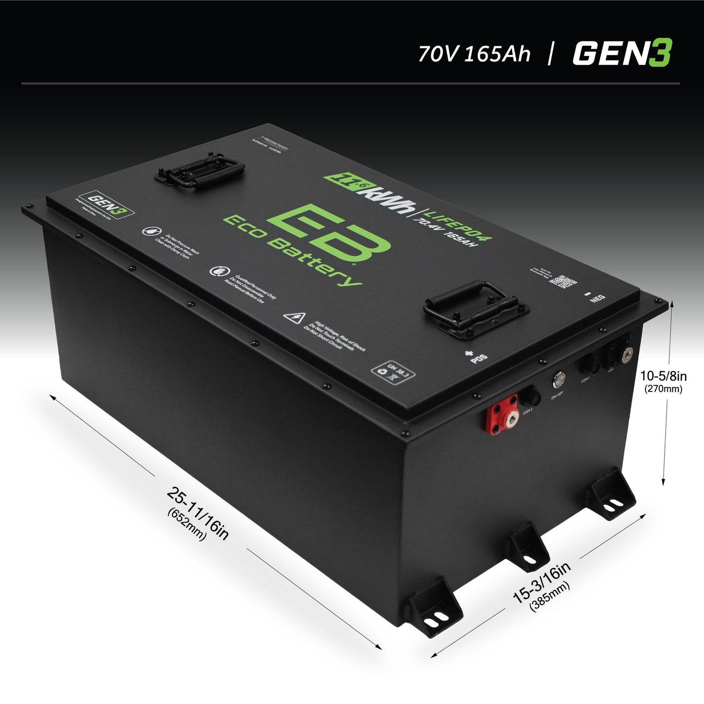 70V 165AH Battery Bundle / Moke