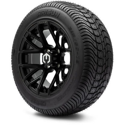 MODZ® 12" Matrix Matte Black Wheels & Street Tires Combo