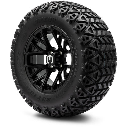 MODZ® 12" Matrix Matte Black Wheels & Off-Road Tires Combo