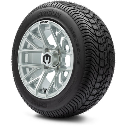 MODZ® 12" Matrix Silver Wheels & Street Tires Combo