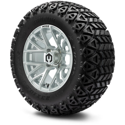 MODZ® 12" Matrix Silver Wheels & Off-Road Tires Combo