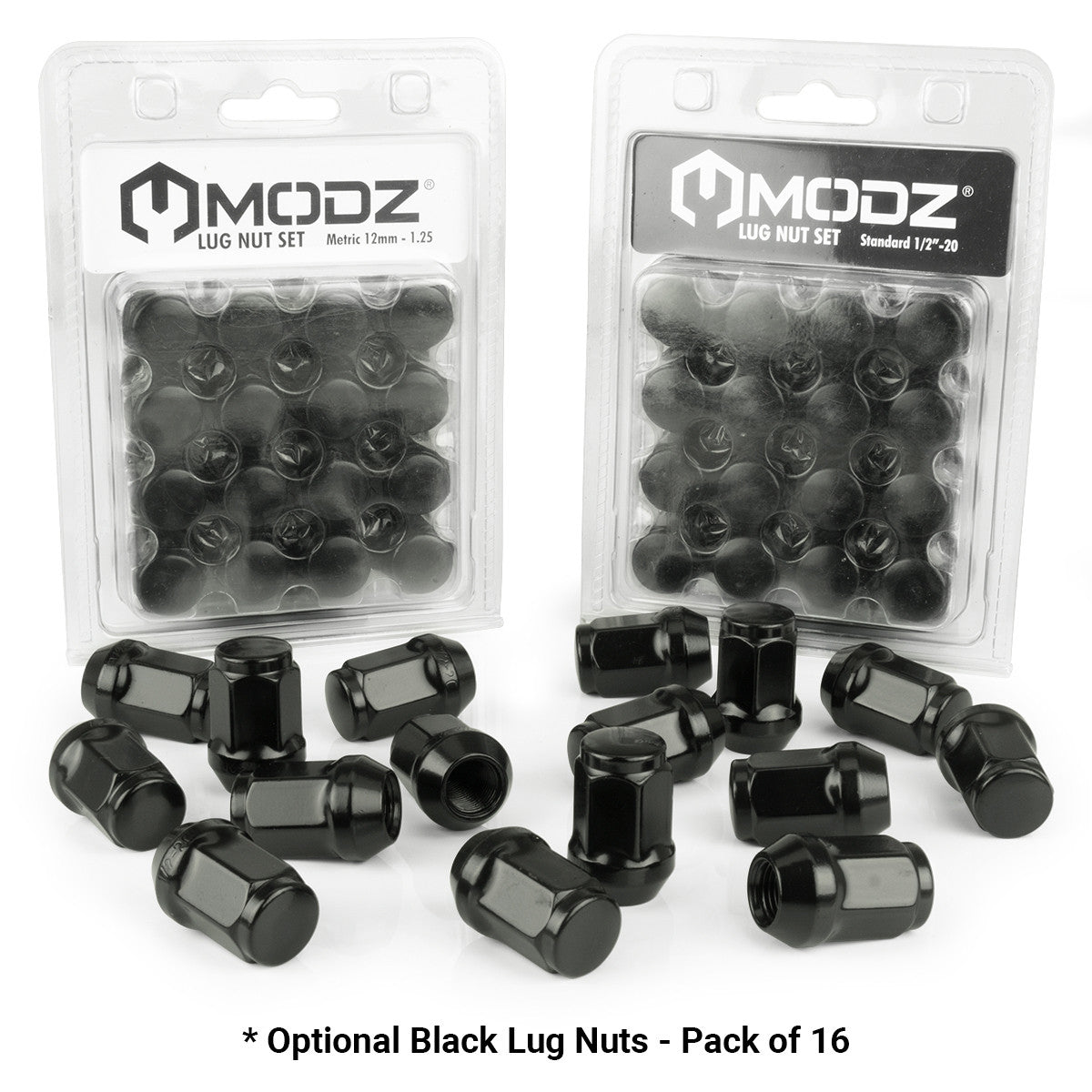 MODZ® 14" Gladiator Matte Black Wheels and Street Tires Combo