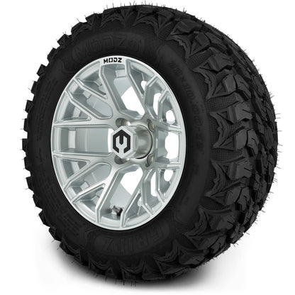 MODZ® 12" Matrix Silver Wheels & Off-Road Tires Combo