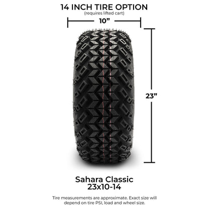 MODZ® 14" Blitz Matte Bronze Wheels & Off-Road Tires Combo