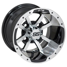 10'' GTW® Storm Trooper Black with Machined Accents Wheel
