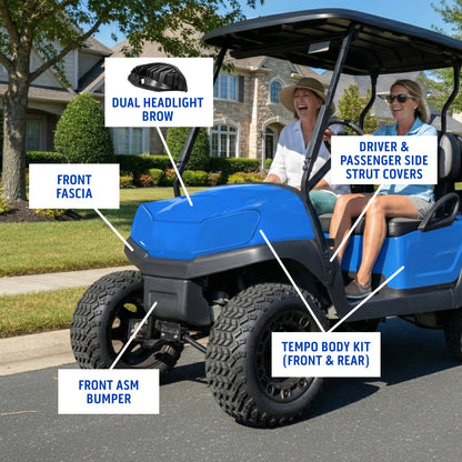 Club Car Precedent to Club Car Tempo Summit White Body Conversion Kit (Years 2004-Up)