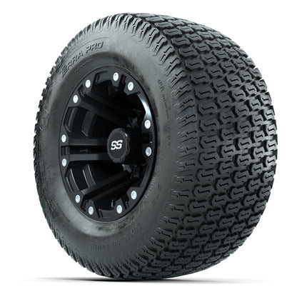 GTW Specter Matte Black 10 in Wheels with 20x10-10 S-Pattern Terra Pro Street Tires – Full Set