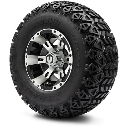 MODZ® 10" Ambush Machined Black Wheels & Off-Road Tires Combo