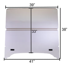 RedDot EZGO TXT Clear 1/4” Foldiing Windshield with Rubber Trim for Storm Body Kits with 1” Struts (Years 1994.5-Up)