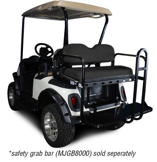 Madjax Genesis 150 Black Rear Flip Seat - Fits EZGO RXV