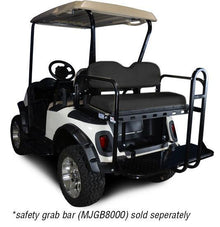 Madjax Genesis 150 Black Rear Flip Seat - Fits EZGO RXV