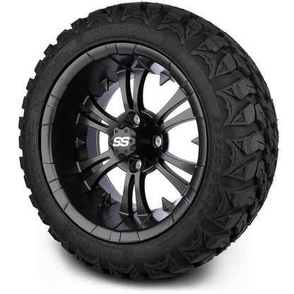MODZ® 14" Vampire Matte Black Wheels & Off-Road Tires Combo