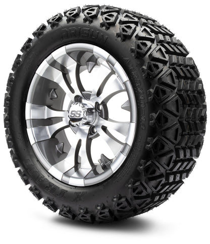 MODZ® 14" Vampire Gunmetal Wheels & Off-Road Tires Combo