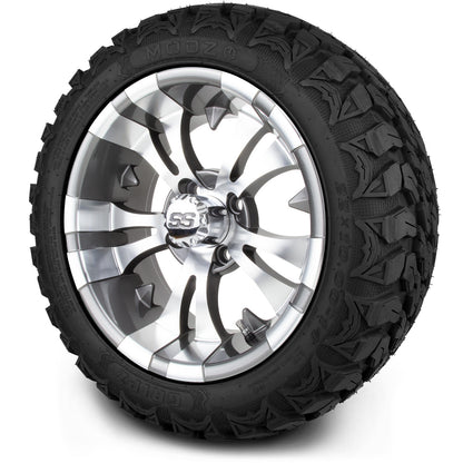 MODZ® 14" Vampire Gunmetal Wheels & Off-Road Tires Combo
