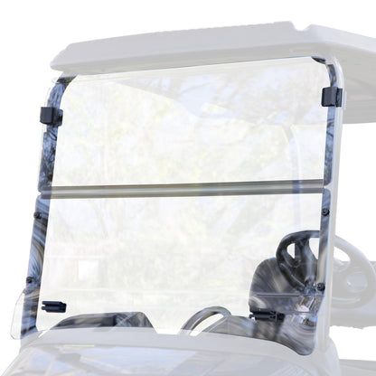 RedDot EZGO RXV with Blow Molded Top Clear Impact modified Folding Windshield (Years 2024-Up)