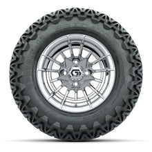 GTW® Boost Chrome 12 in Wheels with 23X10.5-12 Predator All-Terrain Tires – Full Set