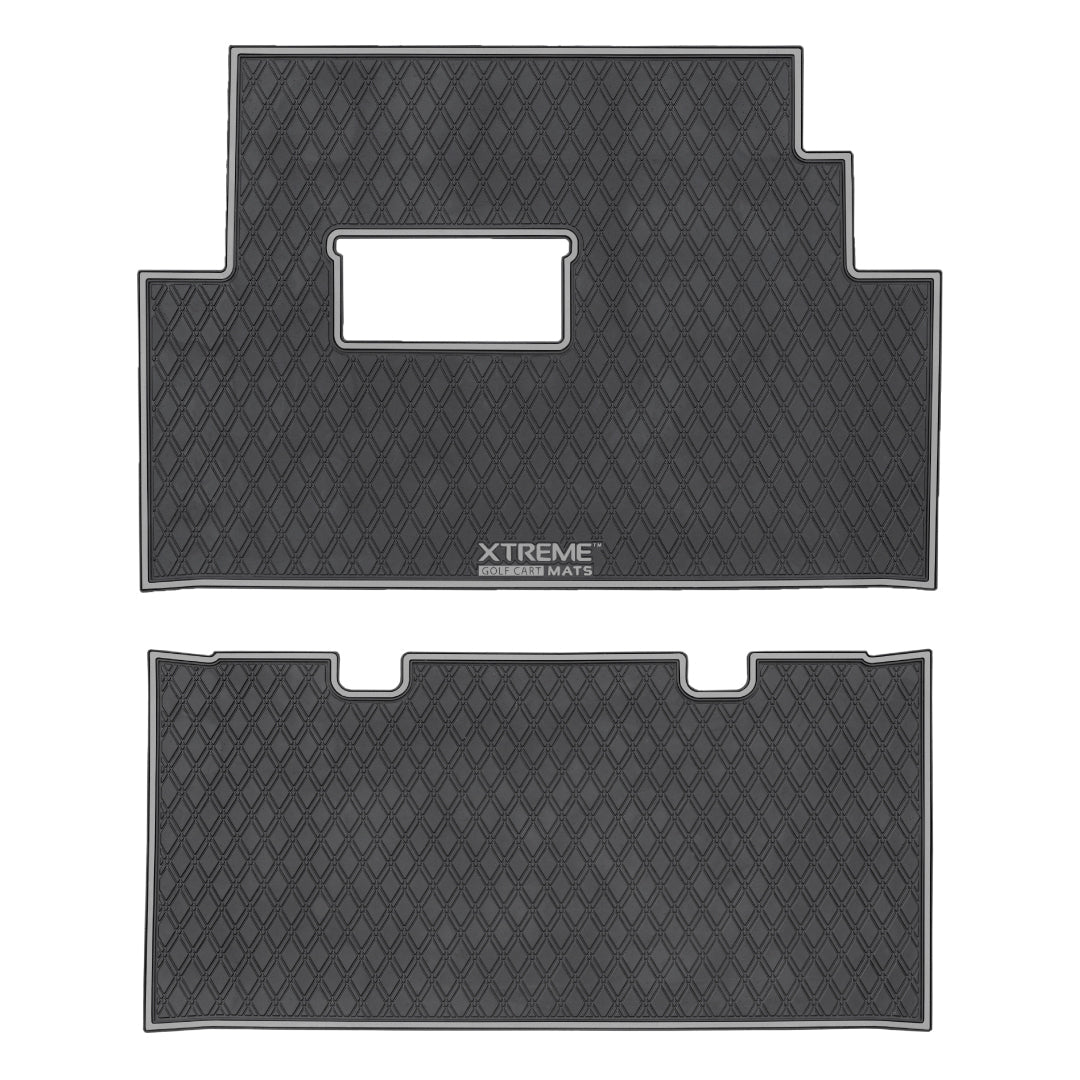 Xtreme Floor Mats for Club Car Onward - Black/Gray Set