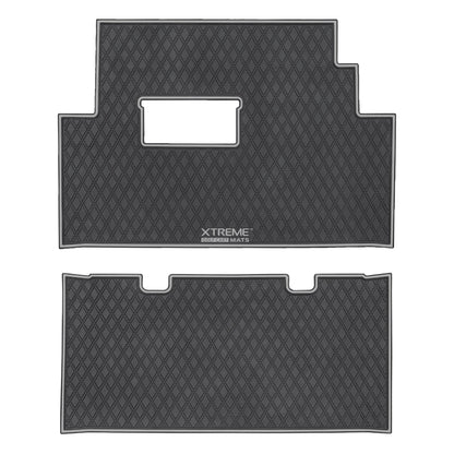 Xtreme Floor Mats for Club Car Onward - Black/Gray Set